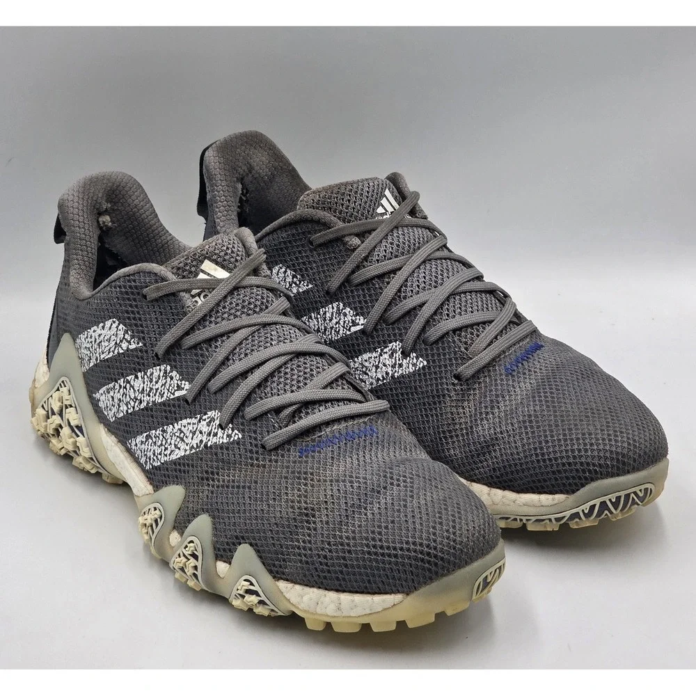Adidas Golf Shoes Mens 10 Gray Spikeless Codechaos 22 Boost IF2359 Sneaker